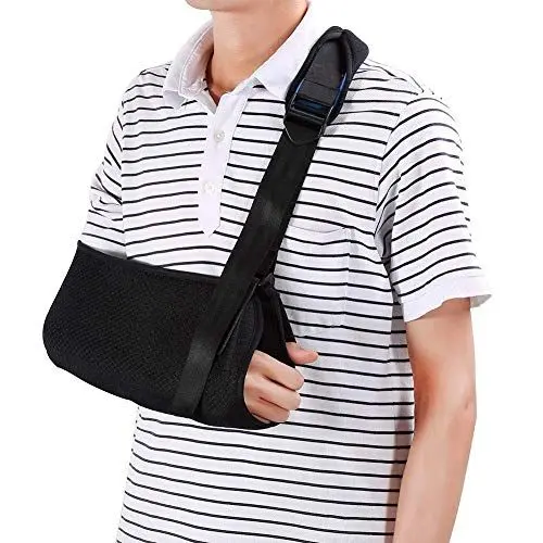 Produktbild: ZJchao Armschlinge, Arm Sling Schulter Wegfahrsperre, Schulter Bandage für gebrochene Arme, Verstellbare Weiche Gepolsterte Schultergurt für Gebrochene Handgelenk Schulter Immobilize Fit