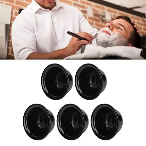 Produktbild: ZJchao Bart Rasierschaum Schüssel - 5-teiliges Set für Männer, tragbare und sichere Rasierschalen für Rasierseife und -creme, für den Salon oder Zuhause