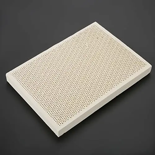 Produktbild: ZJchao Keramik Lötplatte mit Wabenmuster - Hitzebeständig und langlebig, für Schmuck und Reparaturen, 135 x 95 x 13 mm + Lötmatte für präzises Arbeiten