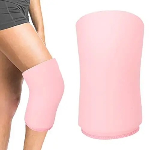 Produktbild: ZJchao Knie-Kältepackung, Knie Kühlkissen Gel kühlpads für Knie Heiße Kalte Therapie, Kältetherapie zur Linderung von Knieschmerzen, Ellenbogen Eispackung Wiederverwendbare Kompressen(Small-Rosa)
