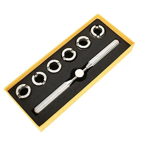 Produktbild: ZJchao Uhrengehäuse-Öffner, Gehäusedeckel-Öffner, Entferner, Matrizen, Reparaturwerkzeug-Set für Oyster