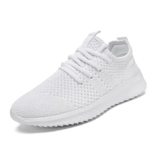 Produktbild: ZMBCYG Sportschuhe Damen Schuhe Sneaker Turnschuhe Laufschuhe Tennisschuhe Weiß Fitnessschuhe Freizeitschuhe Leichte Damenschuhe Weiss Leichte Atmungsaktiv Jogging Walkingschuhe rutschfeste 41