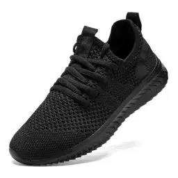 Produktbild: Damen Schuhe Sneaker Sportschuhe Turnschuhe Laufschuhe Tennisschuhe Slip On Freizeitschuhe Fitnessschuhe Damenschuhe Atmungsaktiv Leichte Joggingschuhe Schwarz Walkingschuhe Outdoor Rutschfeste 39