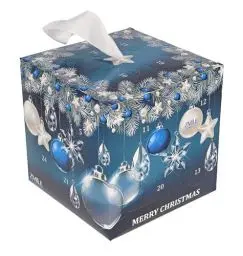 Produktbild: ZMILE COSMETICS Beauty Adventskalender 'Blue Magic' - 24 Überraschungen zum Schminken und Stylen im trendigen Würfel-Adventskalender mit veganer Kosmetik