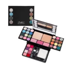 Produktbild: ZMILE COSMETICS Diamonds Beauty Box vegane Kosmetik mit Spiegel - Kleines Make Up Set für Unterwegs, zum Reisen und Verschenken