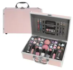 Produktbild: ZMILE COSMETICS EYE-CATCHER rosa Kosmetikkoffer vegane Kosmetik mit Schminke - Make Up Set für unterwegs, zum Reisen und Verschenken