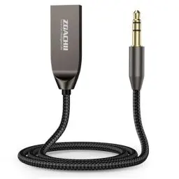 Produktbild: ZOACHII Aux Bluetooth 5.4 Adapter, Freisprechanrufe und Wireless Musikstreaming für Auto Heim Stereo Lautsprecher Verstärker Audiosystem