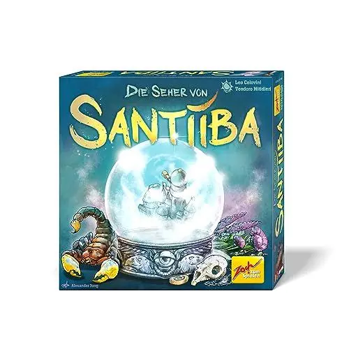 Produktbild: Zoch 601105138 - Die Seher von Santiiba - Das spannungsgeladene Familienspiel der Gedankenduelle, ab 8 Jahren