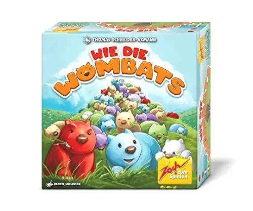Produktbild: Zoch 601105169 - Wie die Wombats - kniffeliges Spiel ab 8 Jahre, Wimmel-Spiel zum Schätzen, Raten und Knobeln für 1-6 Spieler