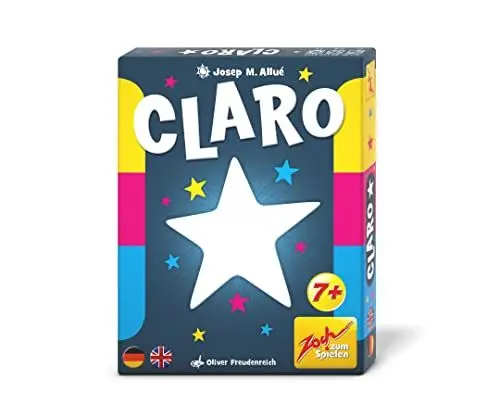 Produktbild: Zoch 601105171 - Kartenspiel CLARO - Spiel ab 7 Jahre, einfaches Kinderspiel für die ganze Familie, 3-6 Spieler