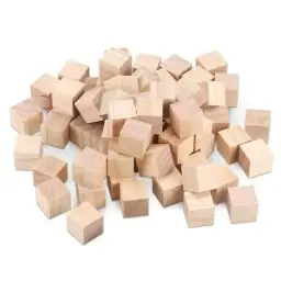 Produktbild: Zocipro 140 Stück Holzwürfel 20x20x20mm, Holz Würfel Kleine, Holzblöcke zum Basteln für DIY Malen Handwerk Dekoration Zahlen