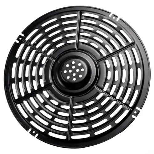 Produktbild: Zoegneer Air Fryer Ersatzteiler, Grillpfanne, antihaftbeschichtet, runde Fritteusenplatte für leckere Speisen (22 cm)