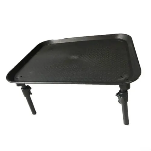 Produktbild: Zoegneer Angelködertisch, PVC, tragbar, faltbar, Werkzeugtisch, Angelhaken, Angelschnüre, Ködertisch, schwarz. (S: 35 x 25 cm)
