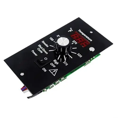 Produktbild: Zoegneer Digitales Thermostat-Bedienfeld-Set für sicheres und problemloses Grillen, Upgrade für Pellet-Grills BAC236(A)