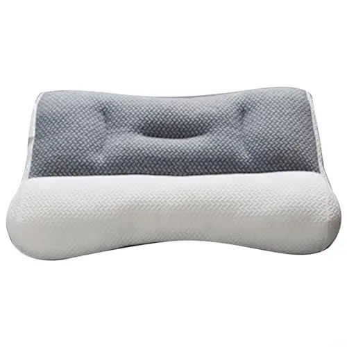Produktbild: Zoegneer Ergonomisches Nackenkissen, weiches und atmungsaktives Kissen, repariert Halswirbel, Anti-Traktionskissen-Kern (B)