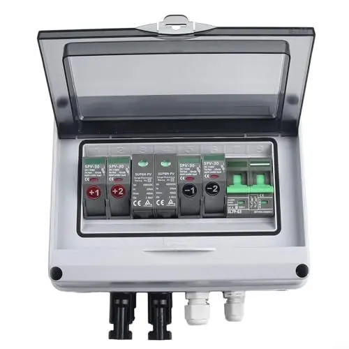 Produktbild: Zoegneer Pvc 2 in 1 heraus PV Kombinator-Kasten-Schutz-Verteilerkasten IP65 für Sonnensystem 550V
