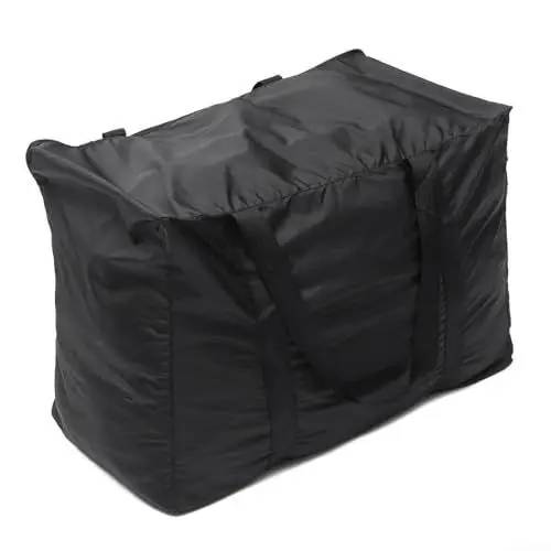 Produktbild: Zoegneer Schwarze Aufbewahrungstasche, Polyester-Oxford-Stoff, Möbel, wasserdichte Aufbewahrungstasche für Grill, Picknick, Camping, 58 x 36 x 41 cm