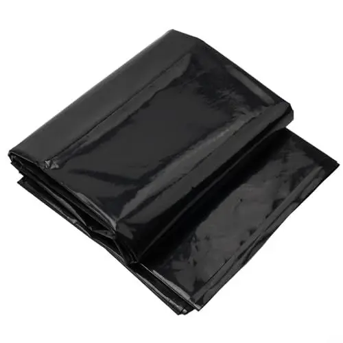 Produktbild: Zoegneer Schwarze HDPE-Fischteichfolien, flexible Teichfolien, Teich, Wasserfall, Teichmembran, Teichmembran (3 x 2 m)