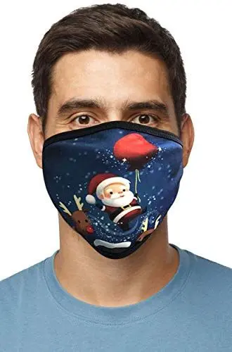 Produktbild: Zoelibat - Mundschutz Xmas, Mund- und Nasenschutz, Mottoparty, Weihnachten