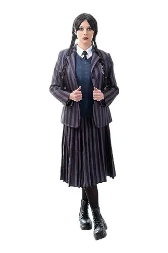 Produktbild: Zölibat - Wednesday Kostüm für Erwachsene, Faschingskostüm für Karneval und Halloween