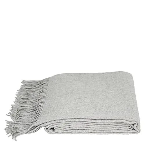 Produktbild: Zoeppritz Decke in der Farbe: Grau, aus Alpacawolle hergestellt, Größe: 130x200 cm, 500050-910-130x200, 910 Cloud