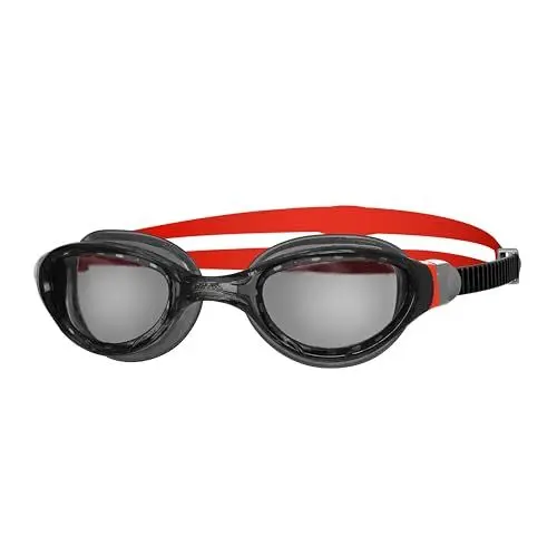 Produktbild: Zoggs Phantom Curve 2.0 Schwimmbrille, Black/Red/Smoke, Einheitsgröße