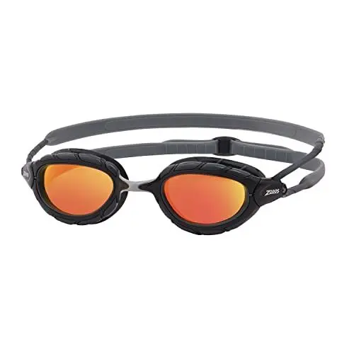 Produktbild: Zoggs Predator Schwimmbrille für Erwachsene, UV-Schutz, verstellbare Komfort-Brillengurte, beschlagfreie Schwimmbrille, Goggles für Erwachsene, Ultra-Fit-Dichtung
