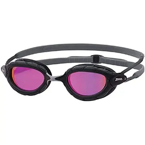 Produktbild: Zoggs Predator Schwimmbrille für Erwachsene, UV-Schutz, verstellbare Komfort-Brillengurte, beschlagfreie Schwimmbrille, Goggles für Erwachsene, Ultra-Fit-Dichtung
