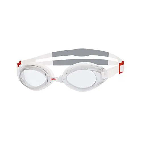 Produktbild: Zoggs Unisex Erwachsene Endura Schwimmbrille, Weiß/Rot/Transparent, Einheitsgröße
