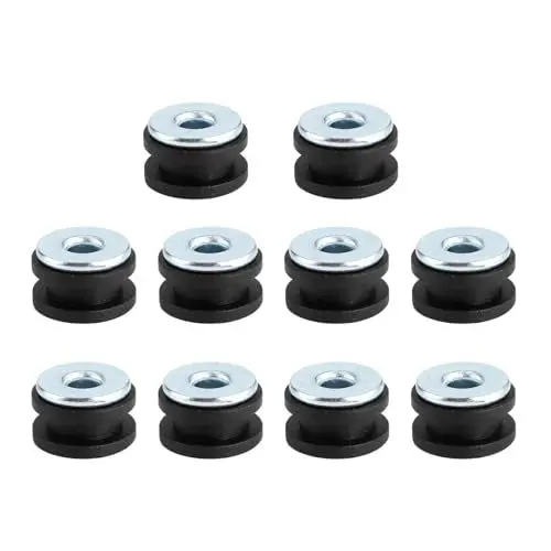 Produktbild: Zohisin Gummitüllen für Löcher Motorradverkleidung 8×6×3 Motorrad Gummitüllen Kit Ersatzzubehör für Verkleidungen Motorhaubentüllengummi
