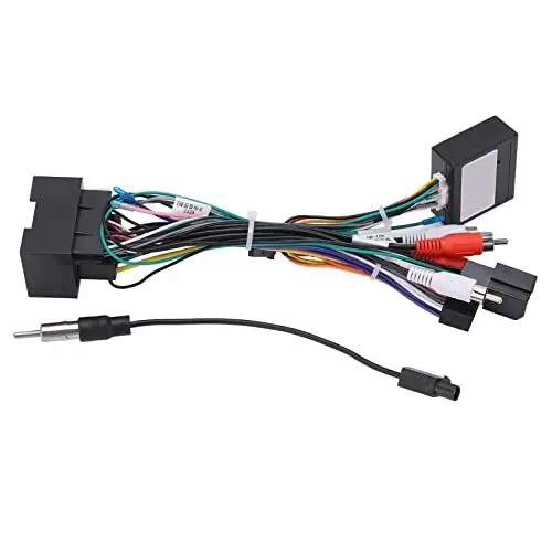 Produktbild: Audio Kabelbaum, Akozon Radio Stereo Kabelbaum Adapter mit CAN Bus Box 16Pin Ersatz für Chevrolet Cruze TRAX Malibu