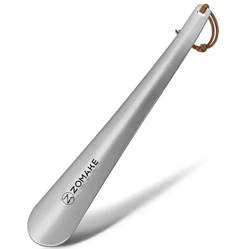 Produktbild: ZOMAKE Schuhlöffel Lang 30cm Schuhanzieher Lang Metall,Langer Schulöffel Edelstahl Stabil