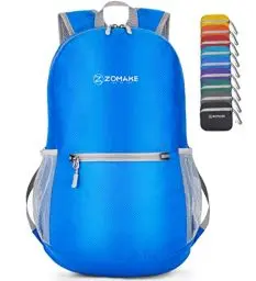 Produktbild: ZOMAKE Ultraleicht Faltbarer Rucksack - Packbare Backpacks 20L,Kleiner Faltbar Rucksäcke Wanderrucksack Wasserdicht für Damen Herren Outdoor Wandern(Dunkelblau)