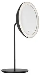 Produktbild: Zone Denmark Kosmetikspiegel mit Vergrößerung und Beleuchtung, Makeup Spiegel, Schminkspiegel mit Beleuchtung, 5-Fache Vergrößerung & 3 Lichtstufen, 18 x 34 cm, Schwarz