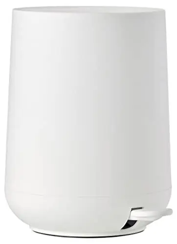 Produktbild: Zone Denmark Nova Mülleimer fürs Bad, Kosmetikeimer, Abfalleimer fürs Badezimmer, Durchm. 23 cm, Höhe 29 cm, Fassungsvermögen 5 Liter, Weiß