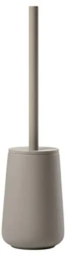 Produktbild: Zone Denmark Nova One Toilettenbürste, Klobürste aus Keramik, WC Bürste mit Bürstenhalter, Soft-Touch-Beschichtung, Durchm. 10,3 cm, Höhe 37 cm, Taupe