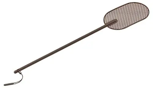 Produktbild: Zone Denmark Singles Fliegenklatsche, Mückenschläger, Mückenklatsche, Fliegenabwehr, Klatsche für Fliegen, Mücken, Insekten, mit Schnur zum Aufhängen, 54 x 10,3 x 0,2 cm, Braun