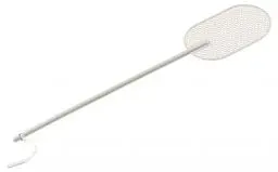 Produktbild: Zone Denmark Singles Fliegenklatsche, Mückenschläger, Mückenklatsche, Fliegenabwehr, Klatsche für Fliegen, Mücken, Insekten, mit Schnur zum Aufhängen, 54 x 10,3 x 0,2 cm, Warm Grey (Grau)