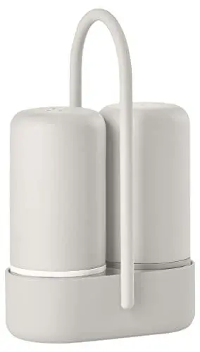 Produktbild: Zone Denmark Singles Salz und Pfefferstreuer, Salz- und Pfeffer-Set, 6,5 x 3,3 x 8,9 cm, Warm Grey (Grau)