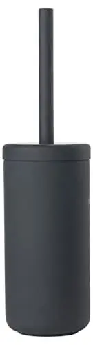 Produktbild: Zone Denmark Ume Toilettenbürste, WC Bürste, Klobürste in Schönem Dänischem Design, aus Steinzeug mit Soft Touch-Beschichtung, Durchm. 10 cm, Höhe 38,7 cm, Schwarz