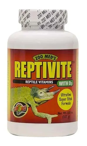 Produktbild: Zoo Med A36-8E Reptivite, 227 g, Nahrungsergänzungsmittel mit Vitamin D3 für Reptilien