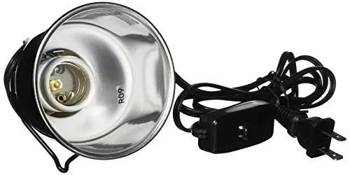 Produktbild: Zoo Med LF-35e Nano Dome Lamp Fixture - Lampenfassung für Nano-Terrarien 40 W E27, 1 Stück (1er Pack)