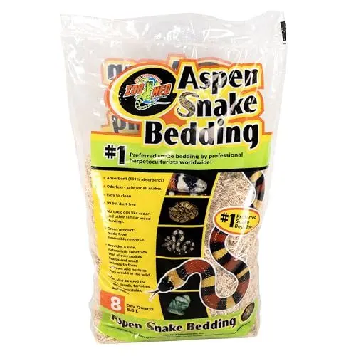 Produktbild: Zoo Med - Aspen Snake Reptilienstreu, natürliche Pappel-Reptilienstreu, super saugfähig, ungiftig, geruchlos, 8.8 L