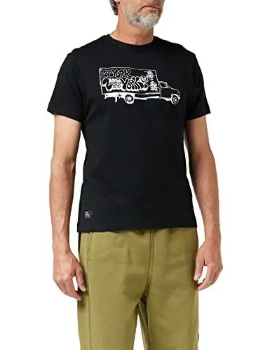 Produktbild: Zoo York Herren Panel Truck T-Shirt, Schwarz (Black Blk), Small