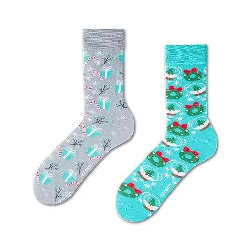 Produktbild: ZOOKSY - Lustige Bunte Socken für Damen und Herren (1 Paar) I Funny Socks I Verrückte Motivsocken mit Baumwolle I Bunt Motiv Socke I Magische Weihnachten Motive I Große: 41-46