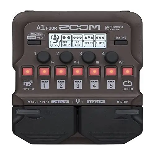 Produktbild: Zoom A1 FOUR Acoustic Guitar Multi-Effects Pedal