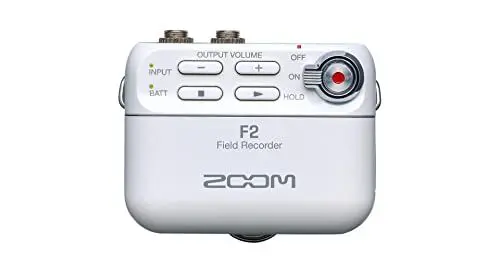 Produktbild: Zoom F2 White Field Recorder und Lavalier Mic