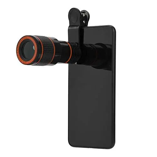 Produktbild: Zoom linse 11,Clip On Lens Zoom, Phone Camera Lens Kit, Handy-Objektiv und Zubehör, Professionelles 12-Fach-Teleobjektiv mit Teleskopischer Fokussierung, Universell für Handy-Tablet