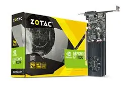 Produktbild: Zotac GeForce GT 1030 Grafikkarte (NVIDIA GT 1030, 2GB GDDR5, 64bit, Base-Takt 1227 MHz / Boost-Takt 1468 MHz, 6 GHz)