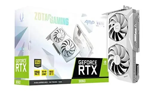 Produktbild: Zotac VGA RTX3060 AMP White Edition 12G (GDDR6, HDMI 2.1, 3xDP 1.4a)